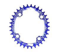 DUANSIYU Corone per Bicicletta 104BCD Ovale/Rotondo Stretto Largo Corona MTB Mountain Bike Bicicletta 32T 34T 36T 38T Guarnitura Dente Piatto Parti 104 BCD