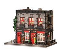 DUANT Oak Barrel Tavern Modular Design House Set di mattoncini da costruzione, 2368 pezzi, Street View Series Building House, adatto per la collezione di adulti e per regalare modelli di giocattoli