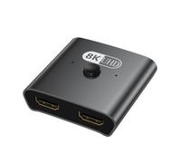 Duanthry Lo Switch bidirezionale Splitter 2-in-1-out Compatibile con 8K ad Alta Definizione Supporta l'uscita a Doppio Display