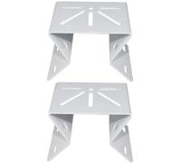 Duanthry Staffa angolare in Metallo per telecamere PTZ, Supporto angolare per Telecamera da Parete Esterna per Fornire Un'Ampia Gamma di Visione a 270 °