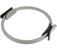 DUANxiaoyanK Anello per pilates, doppio manico, anello per pilates, yoga, anello per allenamento di resistenza, cerchio magico per fitness, per allenamento di base (grigio)