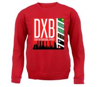 Dubai Aeroporto Codice - Bambini Felpa/Maglione - Vacanza Dxb Uaw Medio Oriente