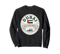 Dubai, Emirati Arabi, Orizzonte, Città, Bandiera, UAE, Medio, Oriente Felpa