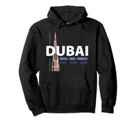 Dubai Emirati Arabi Uniti Capitale Arabian Luoghi di Interesse Felpa con Cappuccio