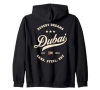 Dubai Emirati Arabi Uniti Viaggio Souvenir di Viaggio Felpa con Cappuccio