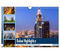Dubai Highlights (Wandkalender 2027 DIN A4 quer), CALVENDO Monatskalender