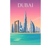 Dubai: Lined Travel Notebook Journal For Writing