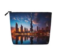 Dubai Sidewinder Tower Borsa da toilette e cosmetici da donna, borsa unisex per articoli da toeletta, borsa per la cura personale