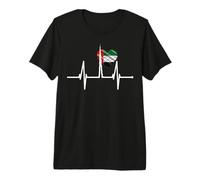 Dubai Skyline Heartbeat Burj Khalifa Emirati Arabi Uniti Maglietta Premium