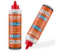 Dubaust WOD24 - Colla per Legno D3 Ad Asciugatura Rapida, Impermeabile, per Legno Duro e Tenero, Bianco - Trasparente Dopo L'indurimento, Bottiglia Da 500 g