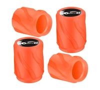 Dubbulon Cappucci per valvole per pneumatici che si illuminano al buio, cappucci per valvole per pneumatici per auto luminosi - Coperture automatiche per cappello aria - Decorazione automobilistica da