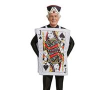 Dubbulon Costume da Carta da Gioco | La Carta da Gioco con la Spallina Divisa e Divertente - Travestimento Da Ballo In Maschera Con Cappello | Adatto a Feste in Maschera e Balli in per Adulti