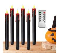 Dubbulon Elettriche | Decorazione con Effetto Fiamma | Luce Regolabile per Halloween, Candeliere Realistico per Teatro, Meditazione, Fotografia e Tavola