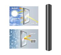 Dubbulon Pellicola Privacy per Vetri - Controllo Calore e Luce | Controllo Calore e Blocco Sole Anti UV Riflettente Autoadesiva per Vetri Copertura Visibile da Interno Cucina Porta
