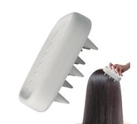 Dubbulon Pettine massaggiatore per la testa, spazzola per massaggio con shampoo - Spazzole per doccia in silicone 2 in 1,Spazzole per doccia e bagno in silicone, pettine per capelli morbidi, must have