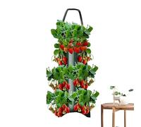 Dubbulon Sacchetti Per Coltivazione Di Fragole - Borse Per La Coltivazione Dei Fiori | Di Coltivazione Verticale Del Pomodoro Indoor | Sacchetti Per Piantare Ortaggi All'aperto Per Piante Erbe Fiori