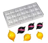 DUBENS - 21 stampi fai da te a forma di occhio di limone, in policarbonato e policarbonato, per decorare torte e cubetti di ghiaccio