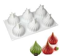 DUBENS - Stampo a forma di cipolla a spirale a forma di vortice per il fai da te, per la cottura di torte, dolci, cioccolatini, utensili per la creazione di sapone fatti a mano