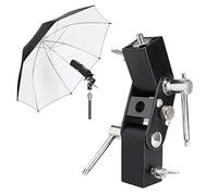 DUBENS - Supporto per ombrellone, supporto per lampada, Speedlites, a forma di L, per Canon, Nikon, Yongnuo, Speedlight