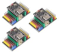 DUBEUYEW 3 Pezzi ESP32-C3 MINI Scheda di Sviluppo ESP32 C3 Super Mini Scheda di Sviluppo Supporta WiFi Bluetooth con Tre Schede di Espansione e un Cavo Dati