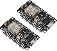 DUBEUYEW NodeMCU Amica ESP8266 ESP-12F, Modulo Wifi IoT con 2102 chip,Serial Module Sans Fil Fonctionne parfaitement avec for Arduino IDE/Micropython (2pcs)