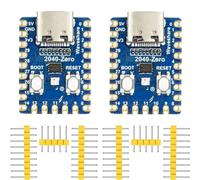 DUBEUYEW Scheda mini Microcontroller Pi 2040-Zero basata sul Processore Dual-Core ARM Cortex M0+ Pi 2040 per C/C++/Python (2 pezzi)