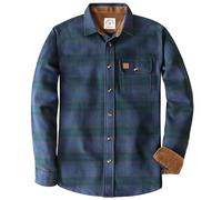 Dubinik® 13oz Ultra Pesante Camicia Flanella Uomo Pesante Cotone Calda Maniche Lunghe Boscaiolo Calda Lavoro