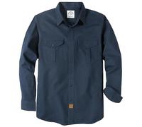 Dubinik® 7oz Camicie Casual da Uomo Camicia da Lavoro Manica Lunga Vintage Comfort Duro Elasticizzata Regular Fit Camice