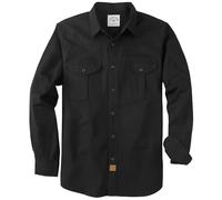 Dubinik® 7oz Camicie Casual da Uomo Camicia da Lavoro Manica Lunga Vintage Comfort Duro Elasticizzata Regular Fit Camice