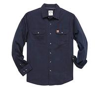 Dubinik® Camicia da Lavoro Uomo Camicia con Le Tasche Button Down Casual Abbigliamento Camice