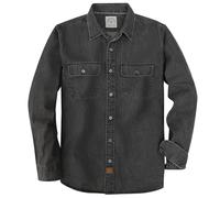 Dubinik® Camicia Denim Jeans Uomo Regular Camicia Jeans Western Casual Cotone Denim Lavoro Camicie