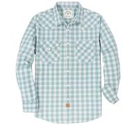 Dubinik® Camicia Flanella Uomo Invernale Camicia Uomo Flanella Cotone Western Cowboy con Bottone Automatico Vintage Quadri