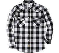 Dubinik® Camicia Flanella Uomo Invernale Camicia Uomo Flanella Cotone Western Cowboy con Bottone Automatico Vintage Quadri