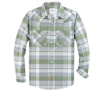 Dubinik® Camicia Flanella Uomo Invernale Camicia Uomo Flanella Cotone Western Cowboy con Bottone Automatico Vintage Quadri