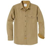 Dubinik® Camicia Flanella Uomo Quadri Camice in Flanella Uomo Regular Fit Casual Cotone Manica Lunga Bottoni Shirt in Pile