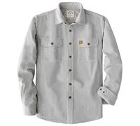 Dubinik® Camicia in Velluto A Coste Manica Lunga Taschino Termica Bottoni Automatici Lavoro Vintage Casual Camicia Uomo