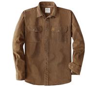 Dubinik® Camicia in Velluto A Coste Manica Lunga Taschino Termica Bottoni Automatici Lavoro Vintage Casual Camicia Uomo