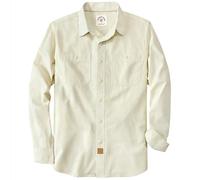 Dubinik® Camicia Uomo Chambray Camicia Lavoro Uomo Cotone Bottone Camicie Uomo Manica Lunga Due Tasche Camicia Casual Uomo