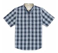 Dubinik® Camicia Uomo Manica Corta Casual con Bottoni Camicia Maniche Corte Uomo 100% Cotone Regular Fit