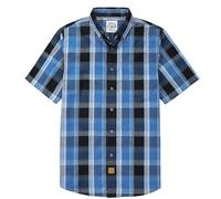 Dubinik® Camicia Uomo Maniche Corte Estiva Manica Corta Casual Worker Cowboy Leggera Camicia Maniche Corte Uomo Regular Fit