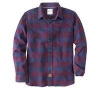 Dubinik® Camicie Flanella Uomo Camicia Flanella Uomo Quadri Camicia a Maniche Lunghe in Pile dalla Regular Fit
