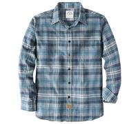 Dubinik® Camicie Flanella Uomo Camicia Flanella Uomo Quadri Camicia a Maniche Lunghe in Pile dalla Regular Fit