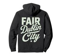 Dublin Town Dublin City St Patricks Day Irlanda Eire Irlandese Felpa con Cappuccio