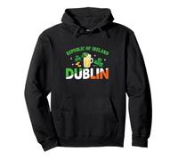 Dublino, Irlanda, San Patrizio, Festeggiamento, Vintage Felpa con Cappuccio