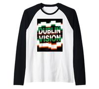 Dublino Vision Pixel Pulse Maglia con Maniche Raglan