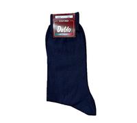 DUBLO CALZA CORTA UOMO 100% COTONE LISCIA (BLU, 13) SCATOLA DA 6 PAIA