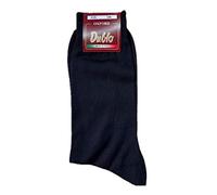 DUBLO CALZA CORTA UOMO 100% COTONE LISCIA (NERO, 12-12½) SCATOLA DA 6 PAIA