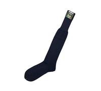 Dublo - Calza LUNGA Sottoginocchio - Filo di Scozia - Maglia Rasata (10 ½ (40-41), Blu)