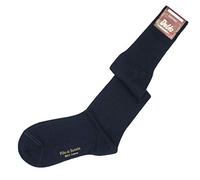 DUBLO CALZA LUNGA UOMO 100% COTONE LISCIA 6 PAIA (BLU, 13)
