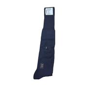 DUBLO PDA Calzino lungo 955 uomo liscio effetto clima 100% Cotone Filoscozia interno100% Poliamide TACTEL esterno scatola da 3 paia (51 Bleu, 11½)
